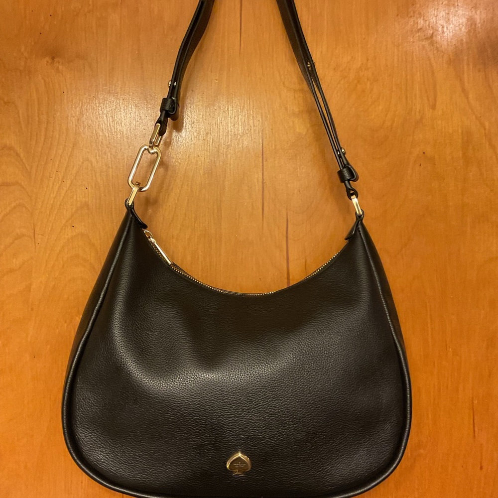 Kate Spade Black Leather Shoulder Bag